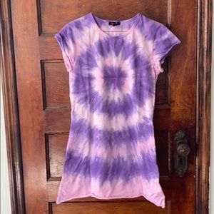 Tie dye mini t shirt dress from Dolls Kill